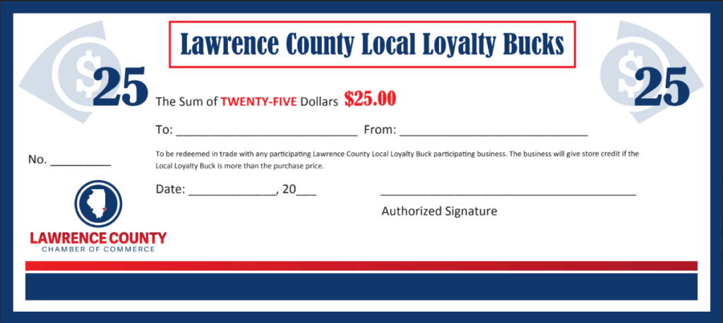 Lawrence County Chamber Loyalty Bucks