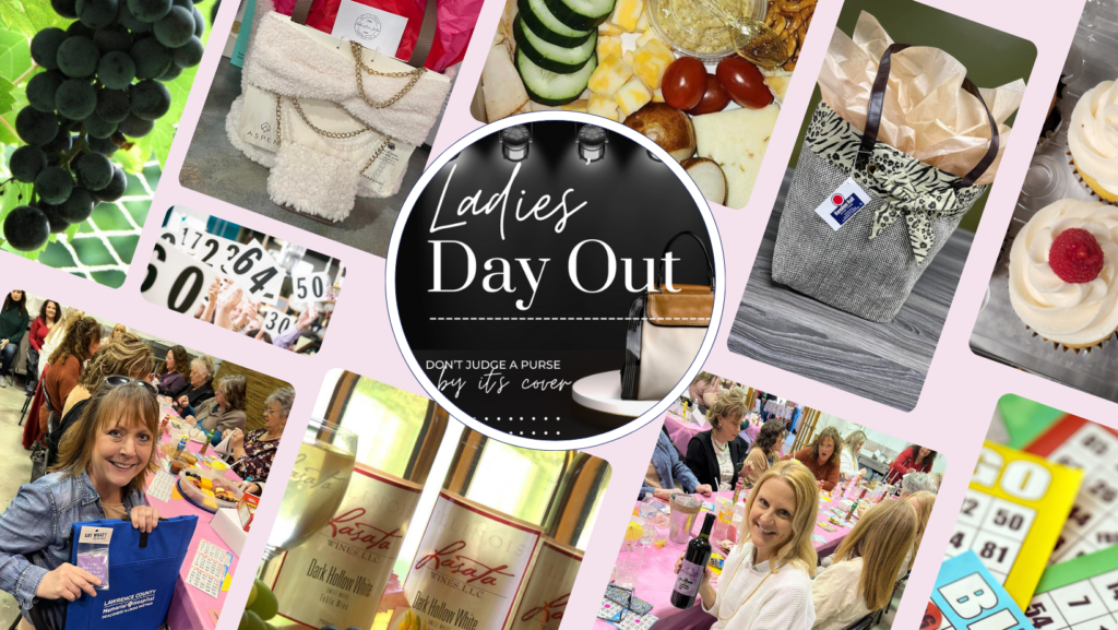 Annual Chamber of Commerce Event, Ladies Day Out, an afternoon of Wine Tasting, Bingo and Purse Auction