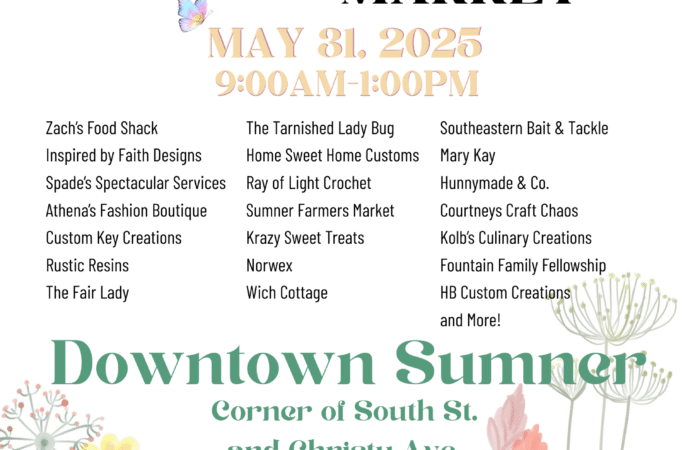 Springfest Vendor poster, Sumner Illinois