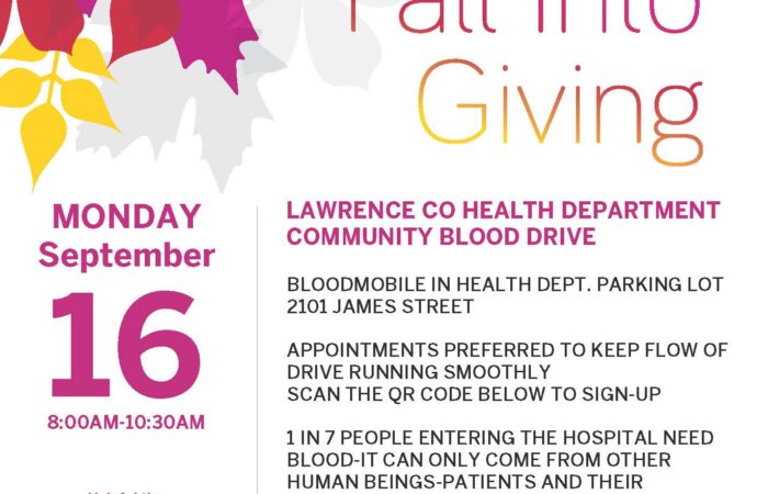 Fall into Giving - Blood Drive