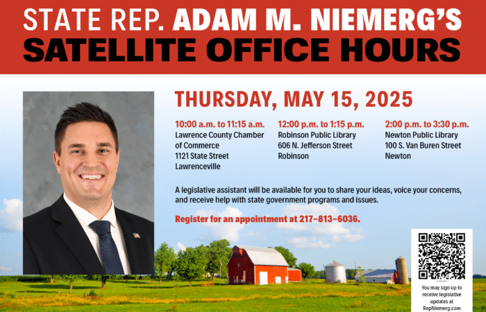 niemerg satellite office hours, lawrence county Illinois