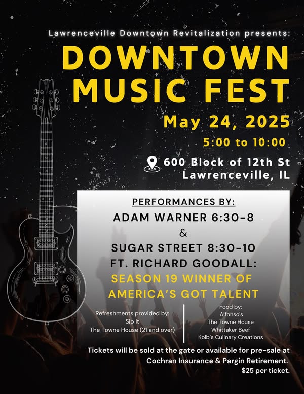 Downtown Music Fest, Lawrenceville, Illinois
