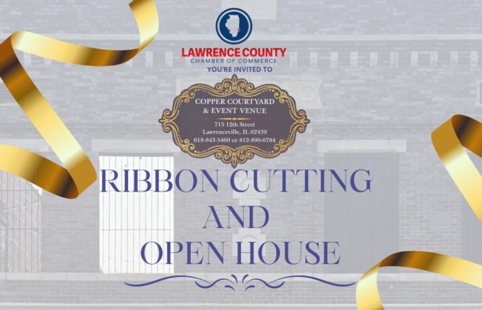 Copper Courtyard & Event Venue - Ribbon Cutting, Lawrenceville, Illinois