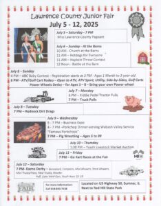 Lawrence County Jr 4H Fair 2025, Sumner Illinois